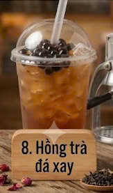 Hồng trà đá xay