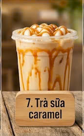 Trà sữa caramel