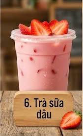 Trà sữa dâu