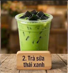 Trà sữa thái xanh